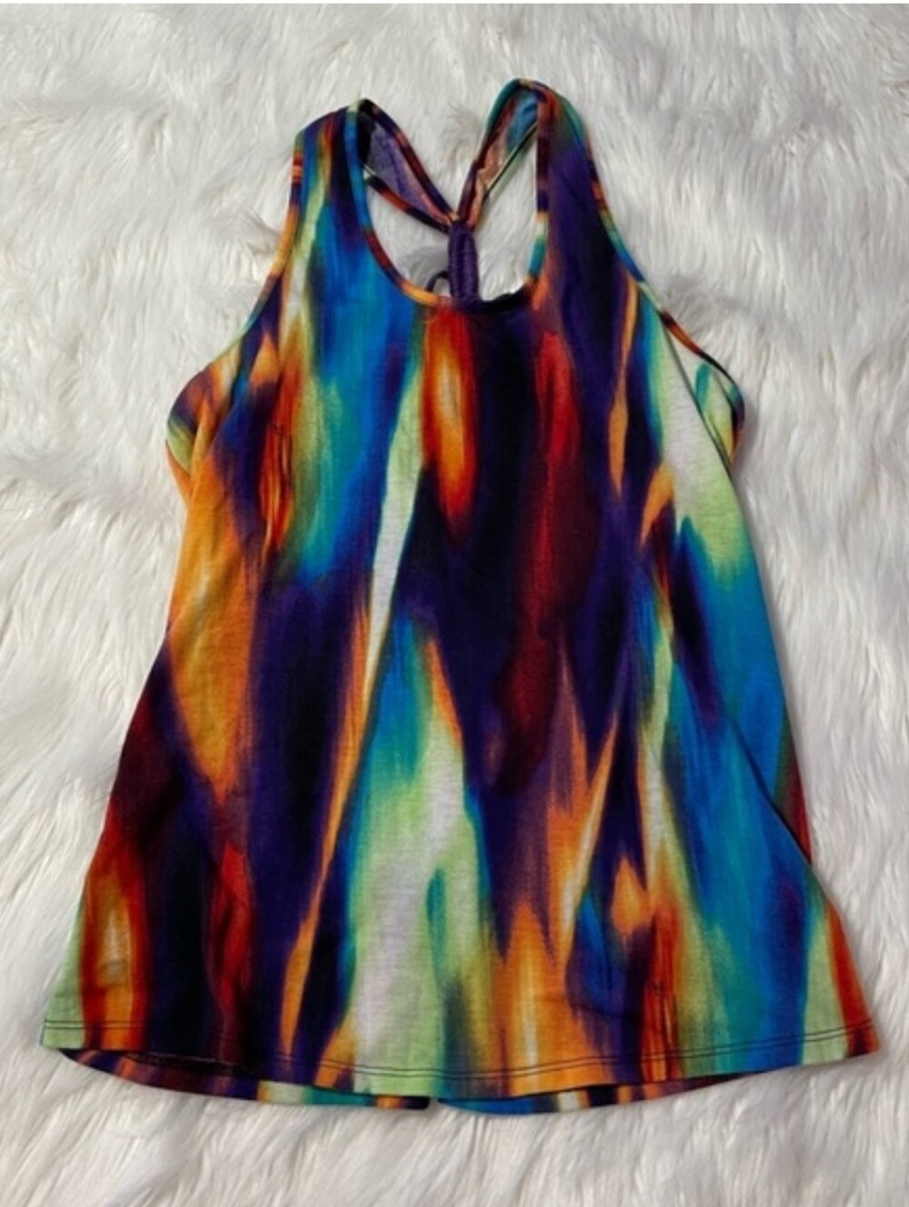 Dots Multicolored Blouse Size Medium